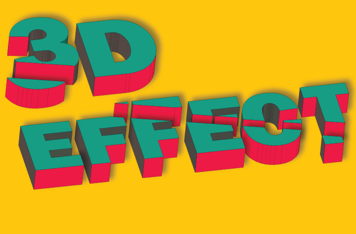 3D Effect - Visual Identity