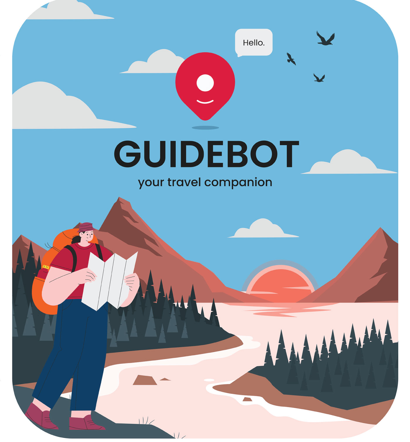 GuideBot Mobile App Design